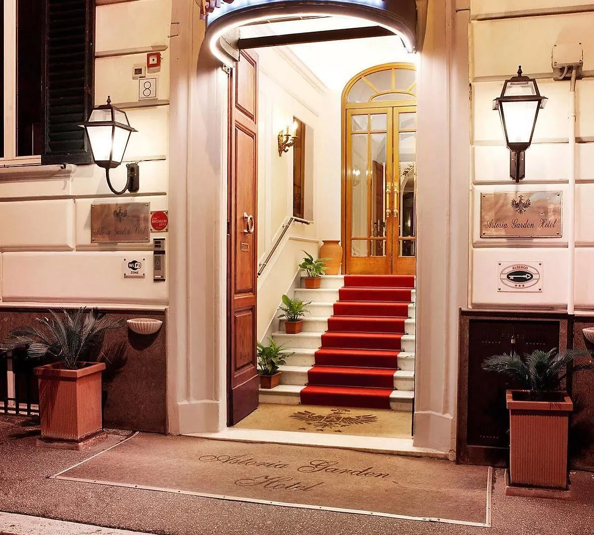 ***  Hotel Astoria Garden Rome Italy